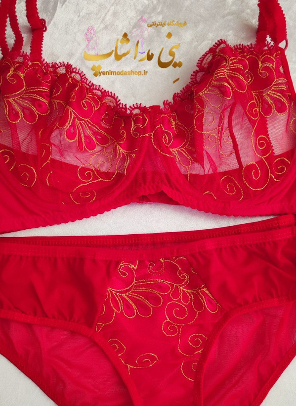 ست لباس زیر زنانه دانتل فانتزی
