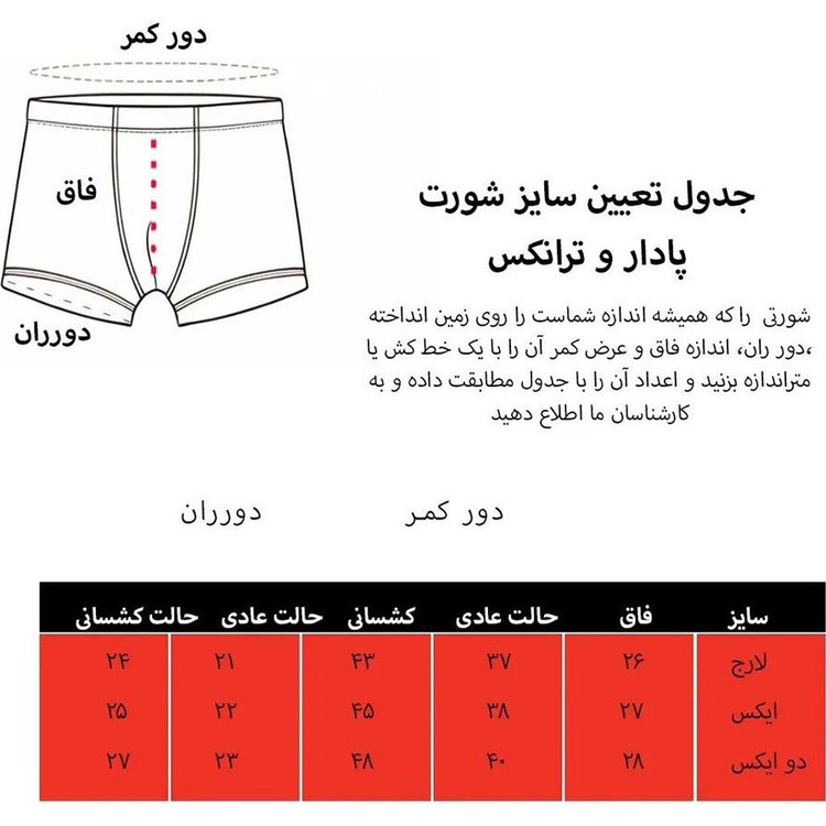 راهنمای شورت مردانه