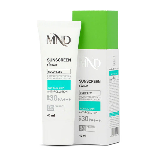 کرم ضد آفتاب با فاکتور حفاظتی 30 (SPF 30) ام ان دی مناسب پوست معمولی حجم40 میلی لیتر